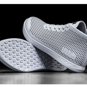 Nobull Avis perforated leather trainers sneakers